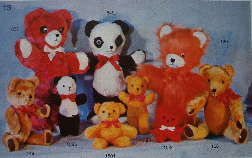 vintage teddy bears 1970s